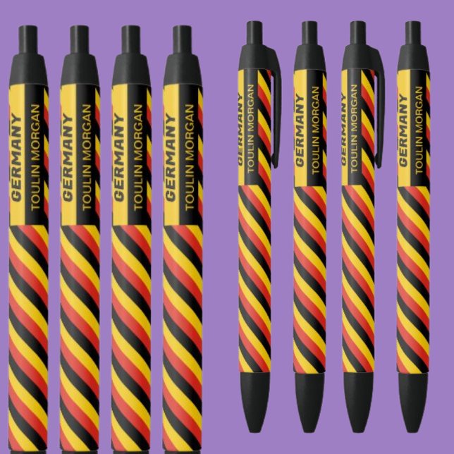 Personalized  German Flag Pen (Creator Uploaded)