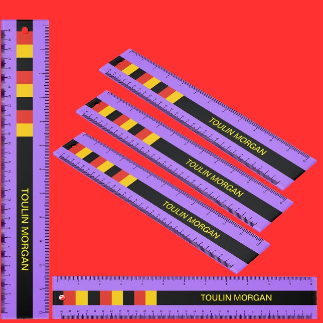 Personalized  German Flag Ruler (Creator Uploaded)