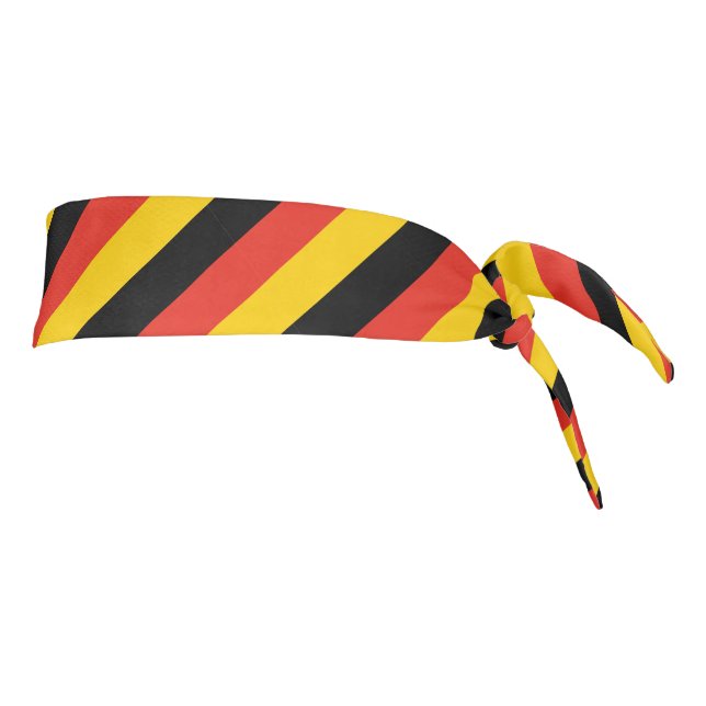 Personalized  German Flag Tie Headband (Rotate 90)