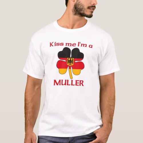 Personalized German Kiss Me Im Muller T_Shirt