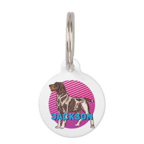Personalized German Pointer Dog Lover Custom Name Pet ID Tag