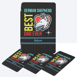 Personalized German Shepherd Dad, Dog Dad iPad Mini Cover