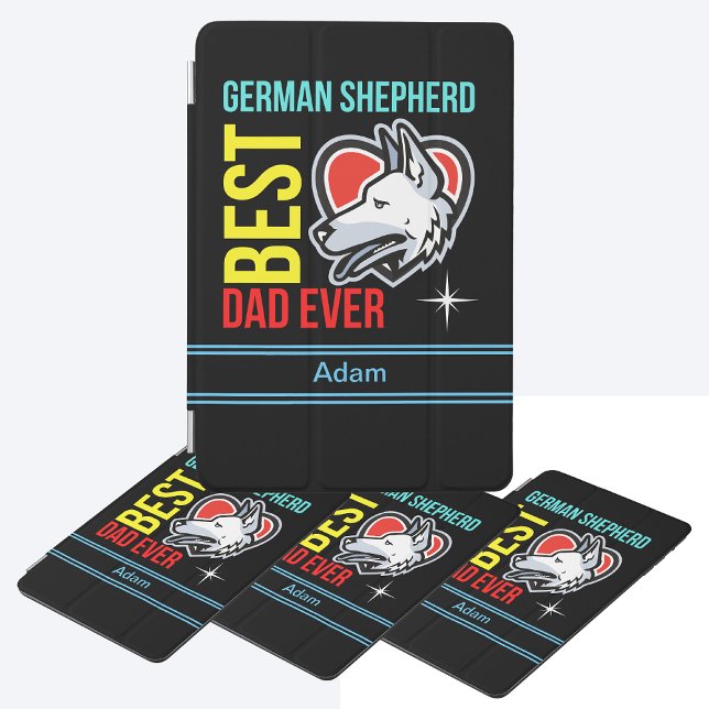 Personalized German Shepherd Dad, Dog Dad iPad Mini Cover (Creator Uploaded)