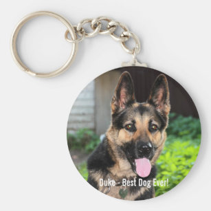 Keyring Home is Where the Dog Hair Sticks to Everything But The German Shepherd 