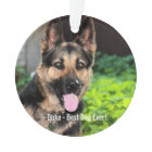 Personalized German Shepherd Dog Photo, Dog Name