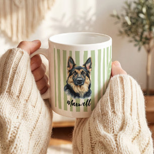 Personalized German Shepherd GSD Dog Lover Gift Coffee Mug