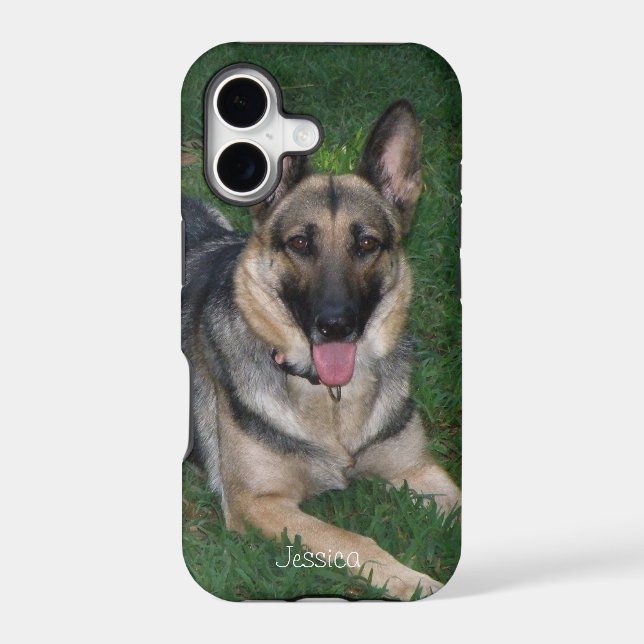 Personalized: German Shepherd iPhone 5 Case (Back)