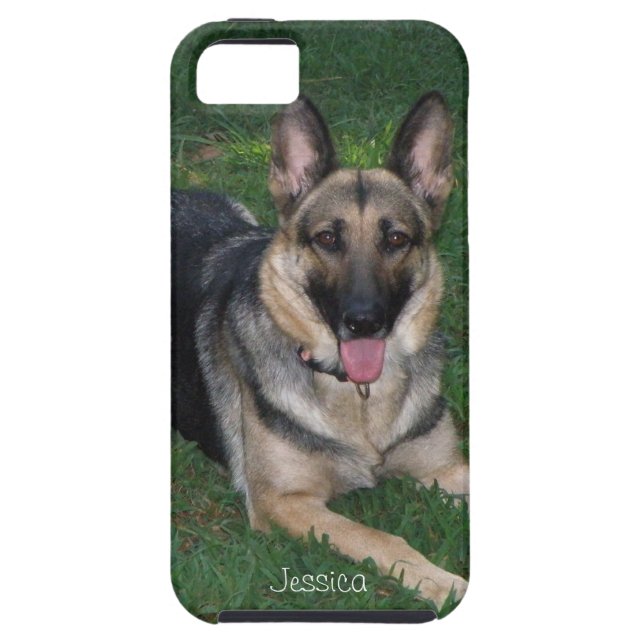 Personalized: German Shepherd iPhone 5 Case (Back)