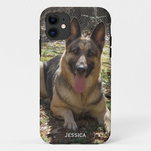 Personalized: German Shepherd iPhone 5 Case (Back)