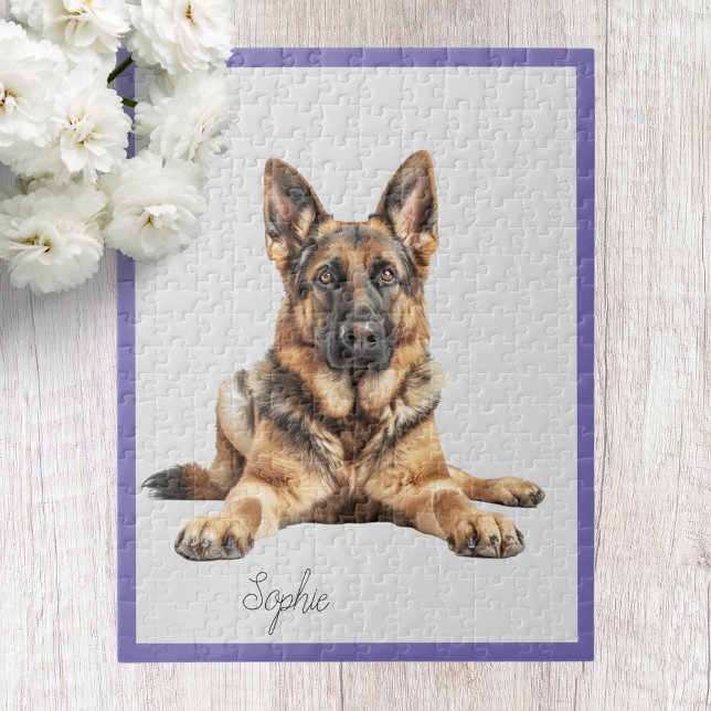 Personalized German Shepherd Jigsaw Puzzle (Creator Uploaded)