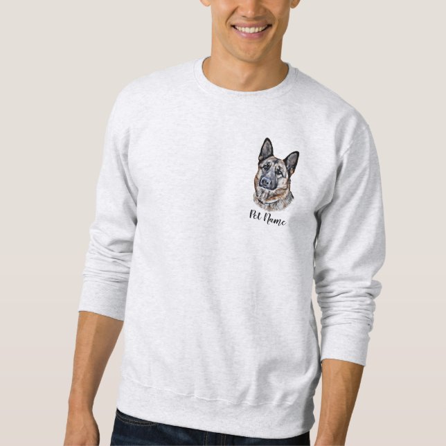 Personalized German Shepherd Sweatshirt (Front)