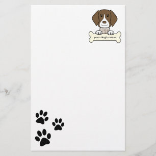 Personalized German Shorthaired Pointer Stationery