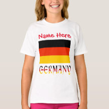 Personalized Germany Flag Heritage Girls'