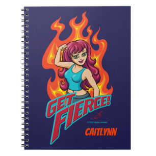 Personalized Get Fierce Girl Notebook