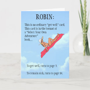 Personalized Get Well Card