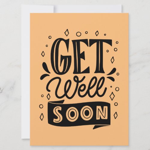 Personalized Get Well soon Card