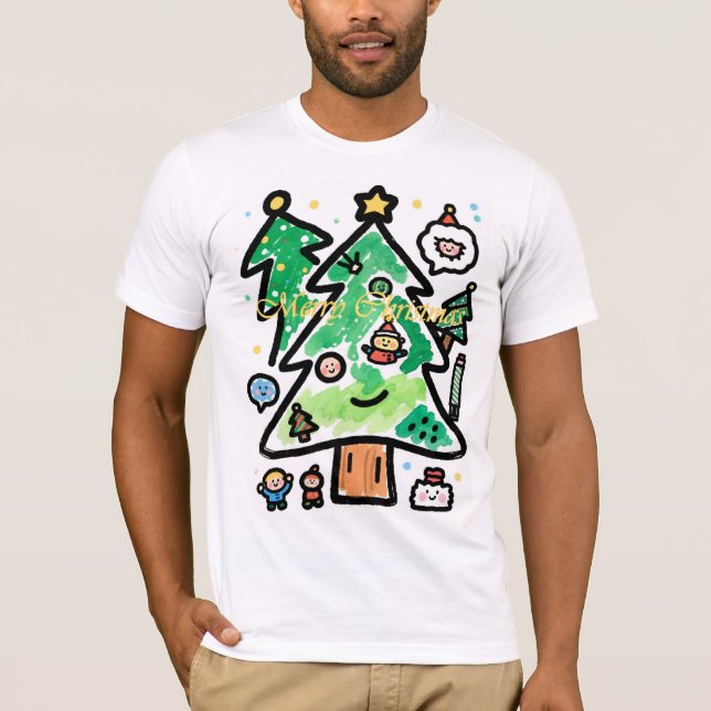 Personalized Ghost LED Night Light with Witch Hat, T-Shirt (Front)