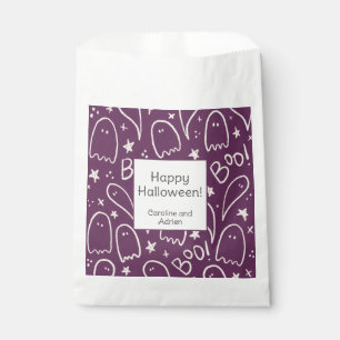 Personalized Ghosts Spooky Halloween favor bags