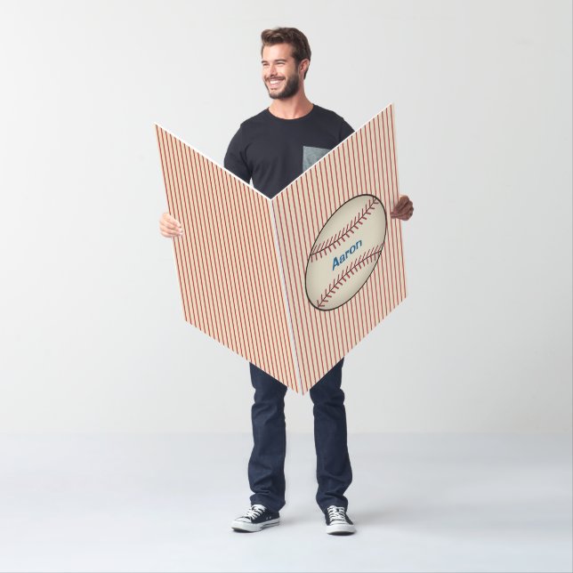 Personalized Giant Baseball Card (In Situ)