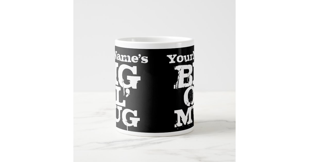 Any Name Personalised Jumbo Giant 20oz Mug Football Design Any Name Personalised Jumbo Giant 20oz Mug Football Design