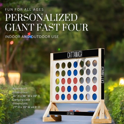 Personalized Giant  Fast Four
