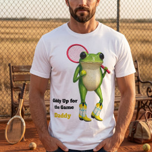 Personalized Giddy Up For The Game Daddy Quirky T-Shirt
