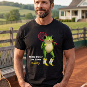 Personalized Giddy Up For The Game Daddy Quirky T-Shirt