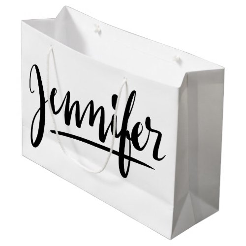 Personalized gift bag with the name Jennifer