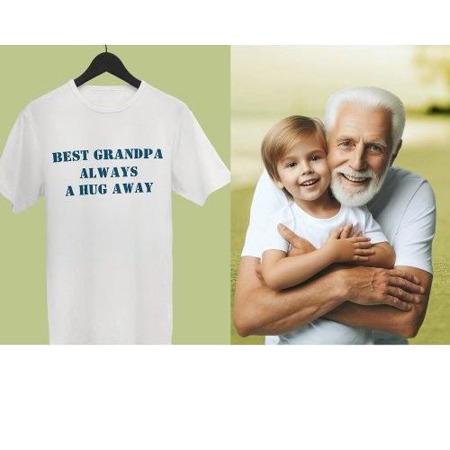 Personalized Gift Best Grandpa Grandad Ever  T_Shirt