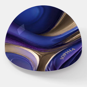 Personalized Gift-Blue, Purple and Gold- Paperweight