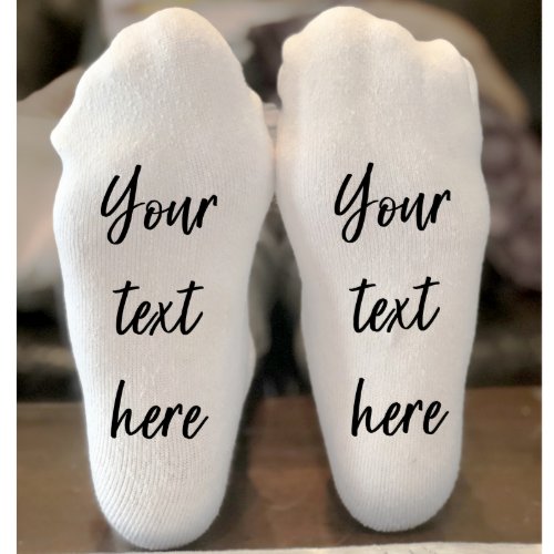 Personalized Gift  Custom Socks