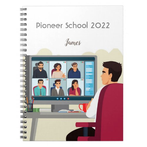 Personalized gift for 2022 JW pioneer brother Notebook