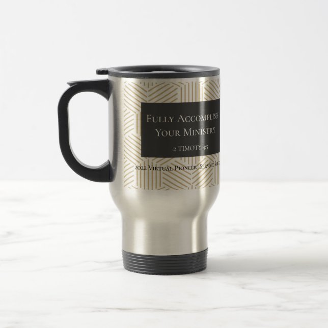 Personalized gift for 2022 JW pioneer brothers Travel Mug (Left)