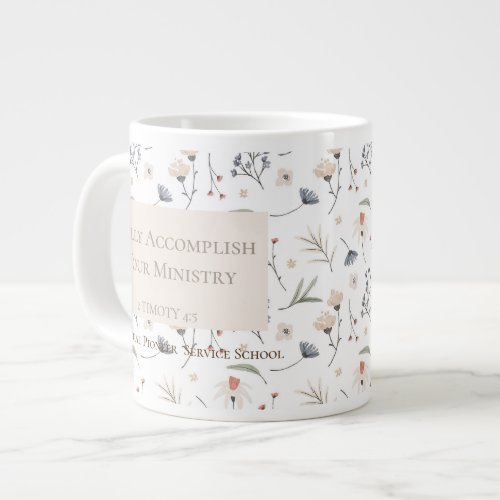 Personalized gift for 2022 JW pioneer sisters Giant Coffee Mug