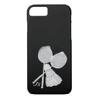 Personalized Gift for Badminton Player iPhone 8/7 Case