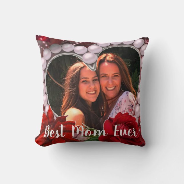 Personalized Gift for Birthday, Bride, Wedding Throw Pillow (Front)