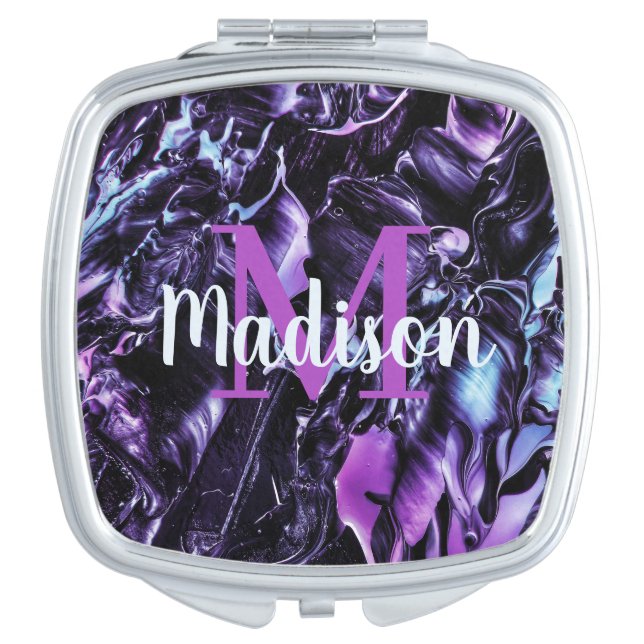 Personalized Gift for Bridesmaid, Wedding, Wife Compact Mirror (Front)