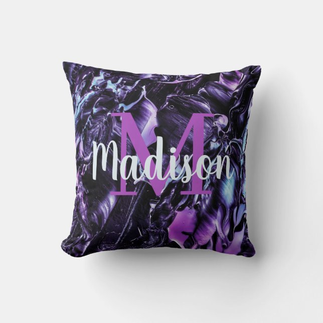 Personalized Gift for Bridesmaid, Wedding, Wife Throw Pillow (Front)