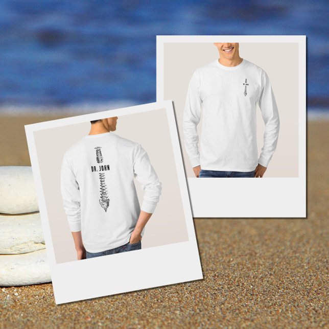 Personalized Gift for Chiropractor, Spine Doctor T-Shirt (Creator Uploaded)