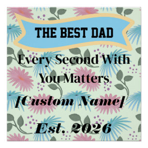  Personalized Gift for Dad Father's Day Gift  Poster