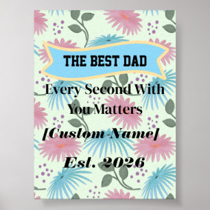  Personalized Gift for Dad Father's Day Gift  Poster