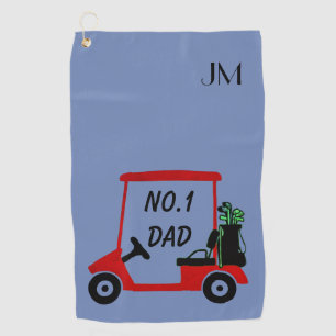 Personalized Gift For Dad Golf Towel