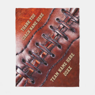 Personalized Gift for Football Coach, Blanket