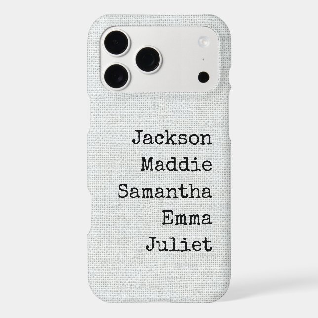 Personalized Gift for Grandma and Mom with Custom iPhone Case (Back)