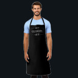 Personalized Gift For Grandpa Grandfather Birthday Apron<br><div class="desc">You can customize it with your photo,  logo or with your text.  You can place them as you like on the customization page. Modern,  unique,  simple,  or personal,  it's your choice.</div>