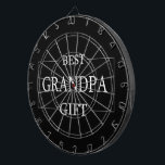 Personalized Gift For Grandpa Grandfather Birthday Dart Board<br><div class="desc">You can customize it with your photo,  logo or with your text.  You can place them as you like on the customization page. Modern,  unique,  simple,  or personal,  it's your choice.</div>