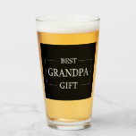 Personalized Gift For Grandpa Grandfather Birthday Glass<br><div class="desc">You can customize it with your photo,  logo or with your text.  You can place them as you like on the customization page. Modern,  unique,  simple,  or personal,  it's your choice.</div>