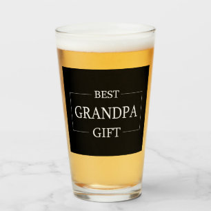 Personalized Gift For Grandpa Grandfather Birthday Glass