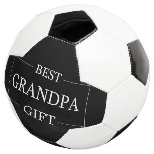 Personalized Gift For Grandpa Grandfather Birthday Soccer Ball