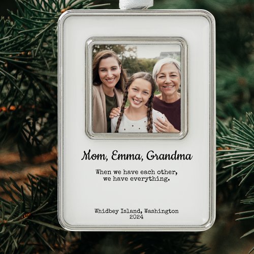 Personalized Gift for Grandparents Christmas Ornament